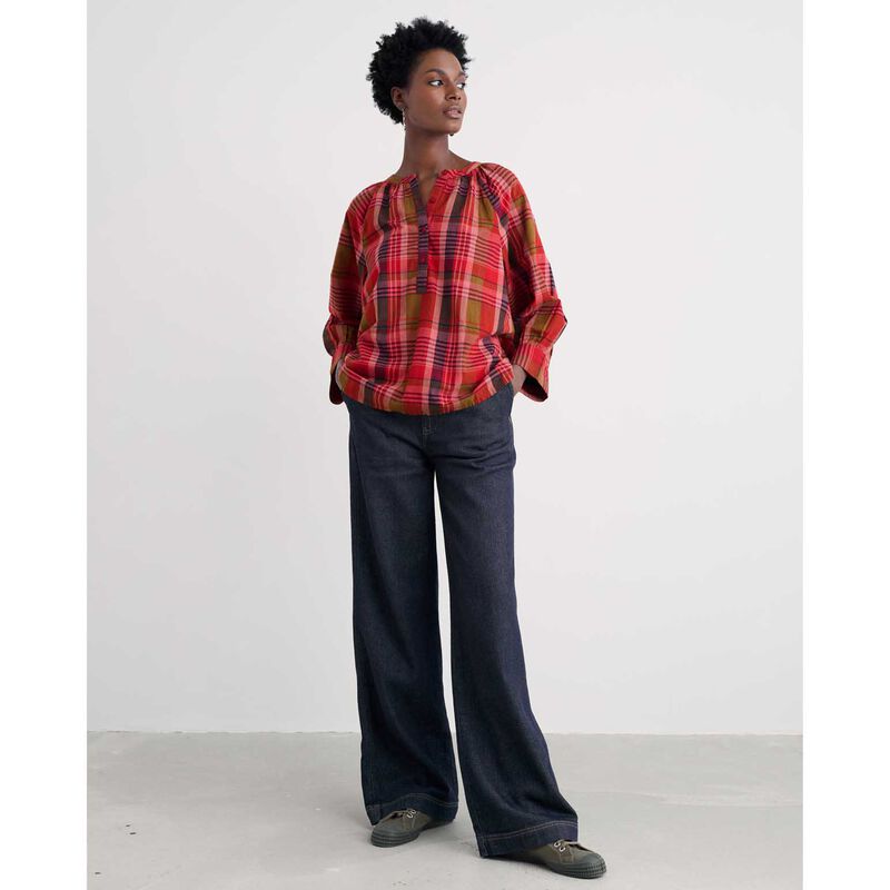 Seasalt Cornwall Moor Grass Shirt - Spring Squall Squash image number 3